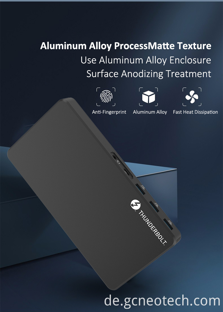 Alloy Thunderbolt 3 Dockingstation Alloy Thunderbolt 3 Docking Station